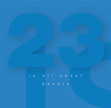 23 is all about people